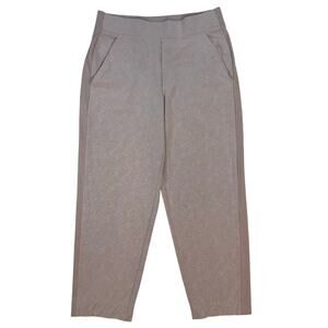Athleta Brooklyn Ankle Pants Womens 4 Beige Stretch Pull On Travel